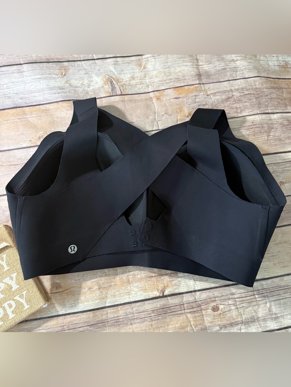 lululemon athletica Enlite Black Wireless Seamless Bra size 36E EUC - Picture 2 of 8